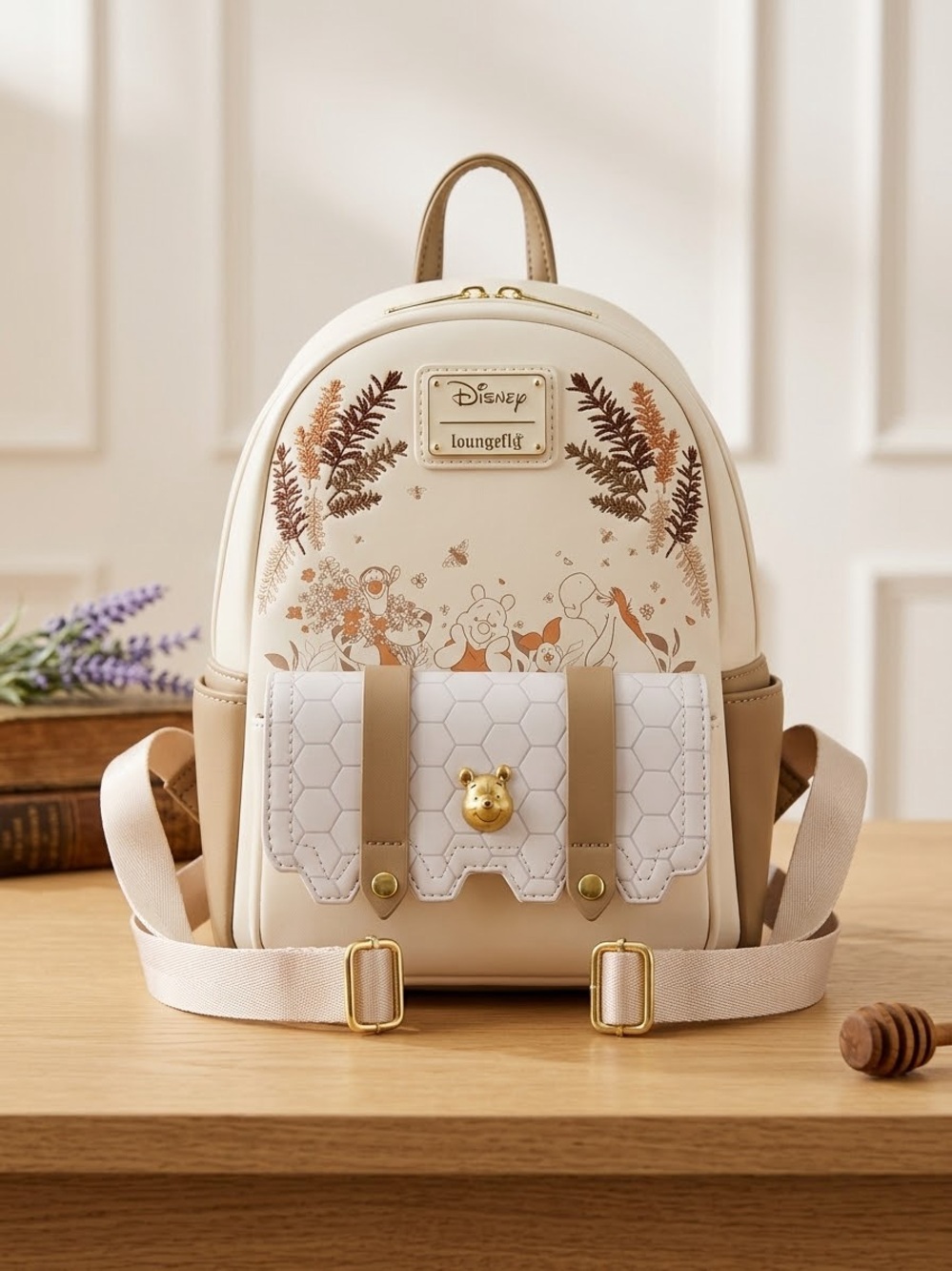 Disney x Loungefly Cream Winnie the Pooh Mini Backpack